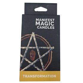 3x Manifest Magic Candles (pack of 12) - Black