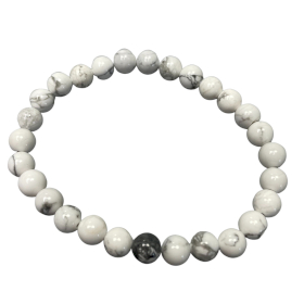 4x Gemstone Manifestation Bracelet - White Jasper - Peace