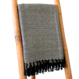 Boho Comfort Throws - 125x150cm- Charcoal