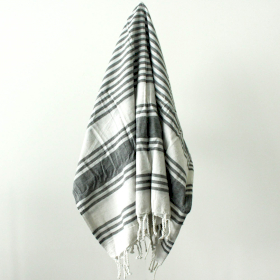Hamman Spa Towel - Charcoal - 90x170cm