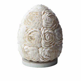 Boho Sea Shell Lamp - Rose Oval - 20cm