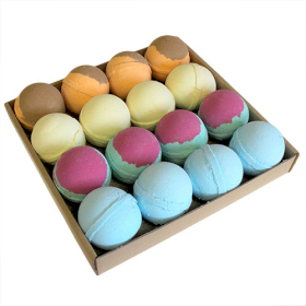 16x Festive Mix Jumbo Bath Bomb 180g