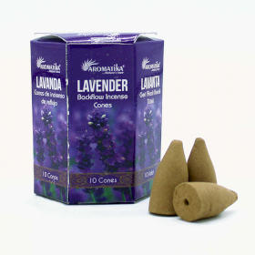 12x Pack of 10 Masala Backflow Incense - Lavender