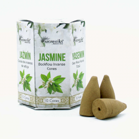 12x Pack of 10 Masala Backflow Incense - Jasmine