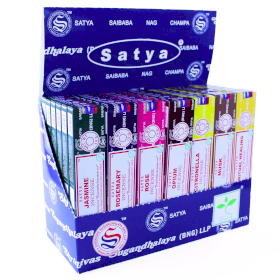 42x Display Pack of 42 - Satya Assorted Incense 15 gms