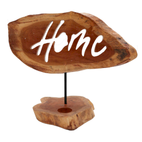 Candle Holder Sign - Home