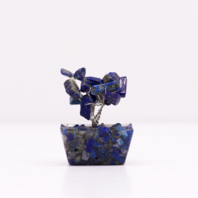 12x Mini Gemstone Trees On Orgonite Base - Sodalite (15 stones)