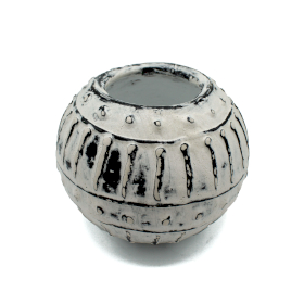 Greek Bubble Clay Plant Pot  - Cream 10cm