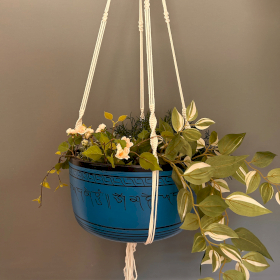 Macrame Pot Holder - Large Pot Holder - Extra Long