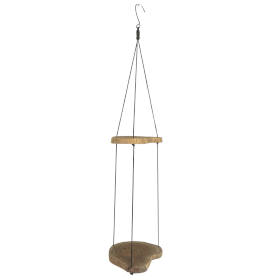Hanging Gamel Wood Shelf - Two Levels