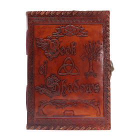 Large Book of Shadows - Dark Tan - 25x18x3cm