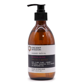4x Aromatherapy Massage and Bath Oil - Sensual 300ml