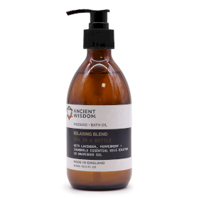 4x Aromatherapy Massage and Bath Oil - Relaxing 300ml