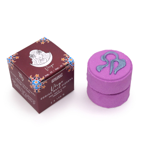 3x Set of Zodiac Bath Fizzers with Horoscope - Virgo