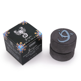 3x Set of Zodiac Bath Fizzers with Horoscope - Scorpio