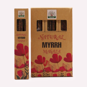 12x Natural Botanical Masala Incense - Myrrh