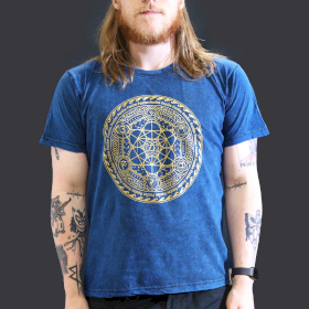 Stone Washed T-Shirt - Chakra - Blue
