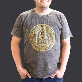 Stone Washed T-Shirt - Chakra - Dark Grey
