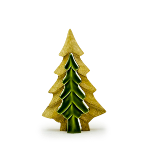 Lost in the Forest - Small Tree in a Tree Wooden Decoration - 15x10cm