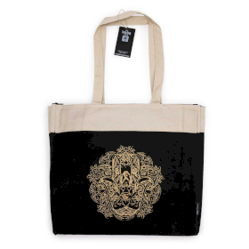 Oversized Tote Bag (38x15x43cm) Chocolate Stonewash 14oz - Freedom Hamsa