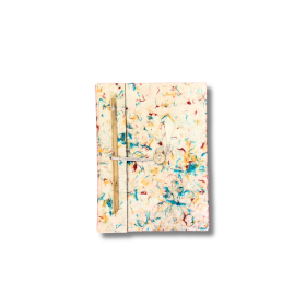Mini Lokta Mixed Colour Cotton Notebook (12x8cm) 40 pages
