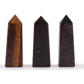 Gemstone Obelisk Points approx 5cm - Tiger Eye