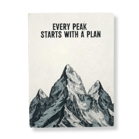 Lrg Lokta Inspiration Notebook (21x15cm) - 45 pages - Every Peak - inc bookmark