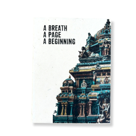 Lrg Lokta Inspiration Notebook (21x15cm) - 45 pages - A Breath - inc bookmark