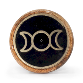10x Gold & Black on Mango Wood -  Triple Moon