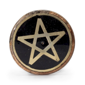 10x Gold & Black on Mango Wood -  Pentagon