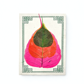 Med Lokta Bodhi Leaf Notebook (15x12cm) - 45 pages (assorted)