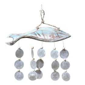 Bluewash Fish Carving and Natural Copis Drop