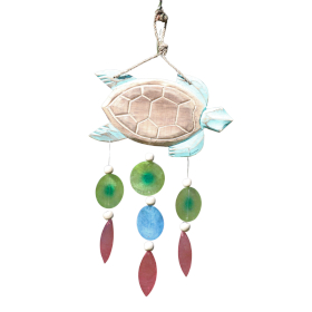 Aqua Turtle Carving and Copis Drop