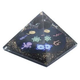 Orgonite Pyramid - Midnight Reiki - 90mm