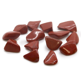 24x M Tumble Stones - Jasper - Red