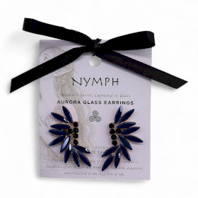 Royal Blue - Vintage Glass - Faries - Earrings