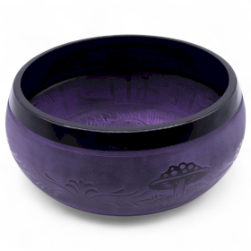 Extra Loud - Mushroom Singing Bowl - 23x10.5cm 1.3kg - Purple Haze