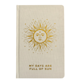 Hardbacked Gratitude Journal - 120 pages - gold edge - Ivory & Gold