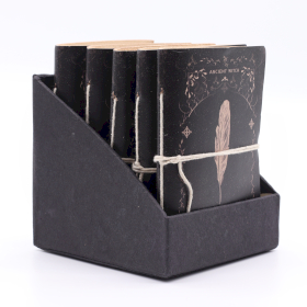 5x Assorted Witch Ritual Notebooks - Leather (6x4.5