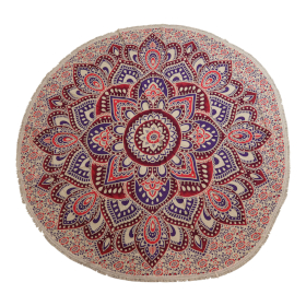 Large Mandala Roundie Art (180cm) - Pink & Purple