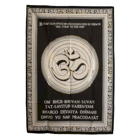 Cotton Wall Art (70x110cm) - Om - Welcome to the God