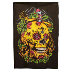 Cotton Wall Art (70x110cm) - Dead of the Dead Skull