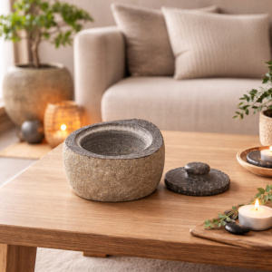 Supplier of Natural Riverstone Grounding Pots