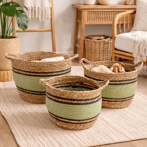 Banana Leaf and Seagrass Baskets for Resale