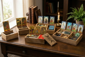 Tarot Card Boxes with Card Holders