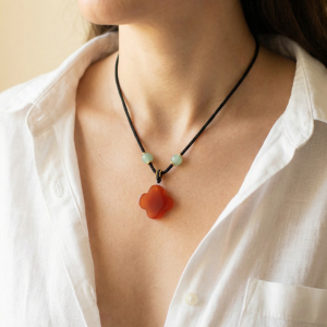 Cord Necklace Gemstone Pendants