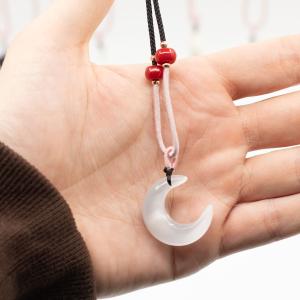 Cord Necklace with Gemstone Pendant