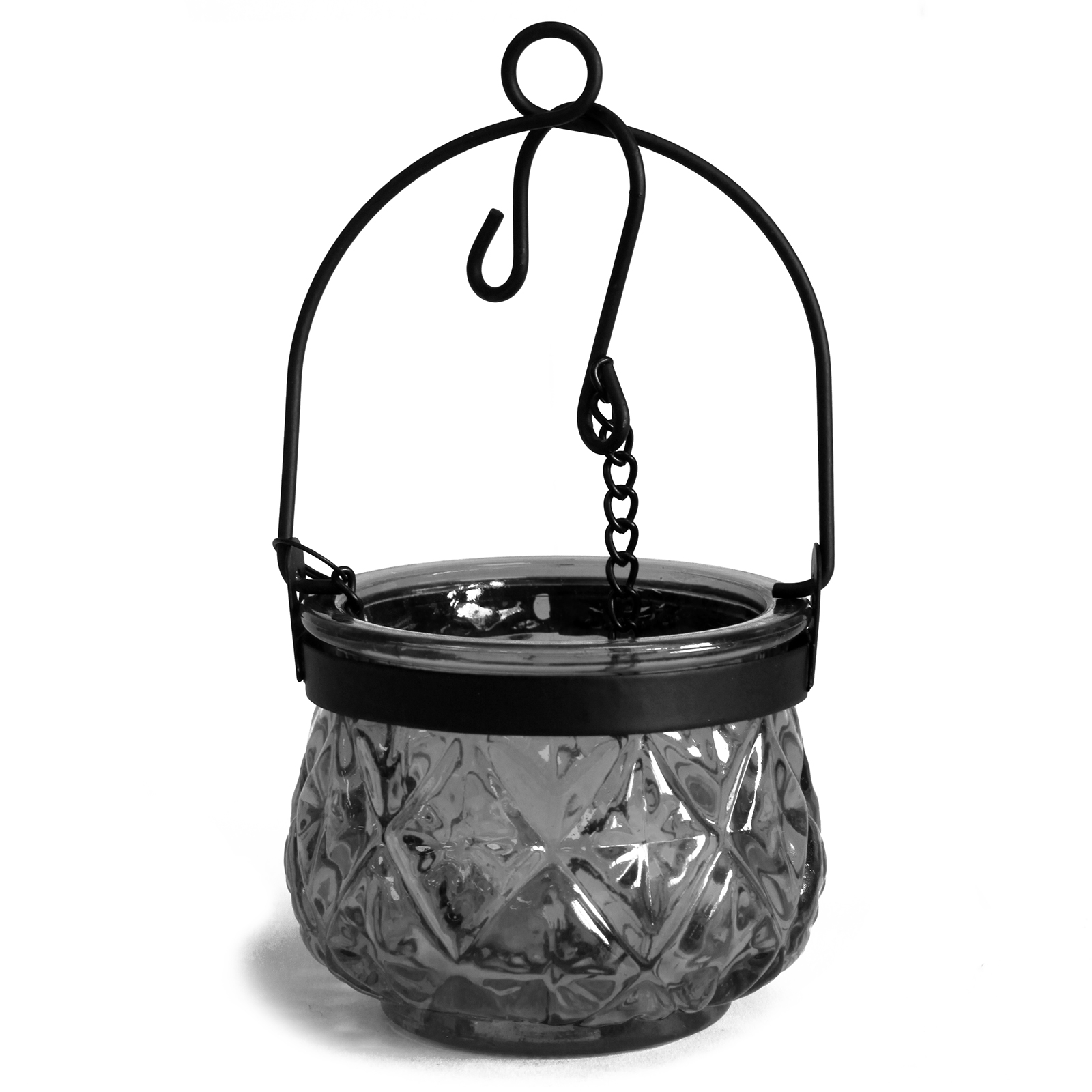 Recycled Glass Bottle Tea Light Candle Lantern