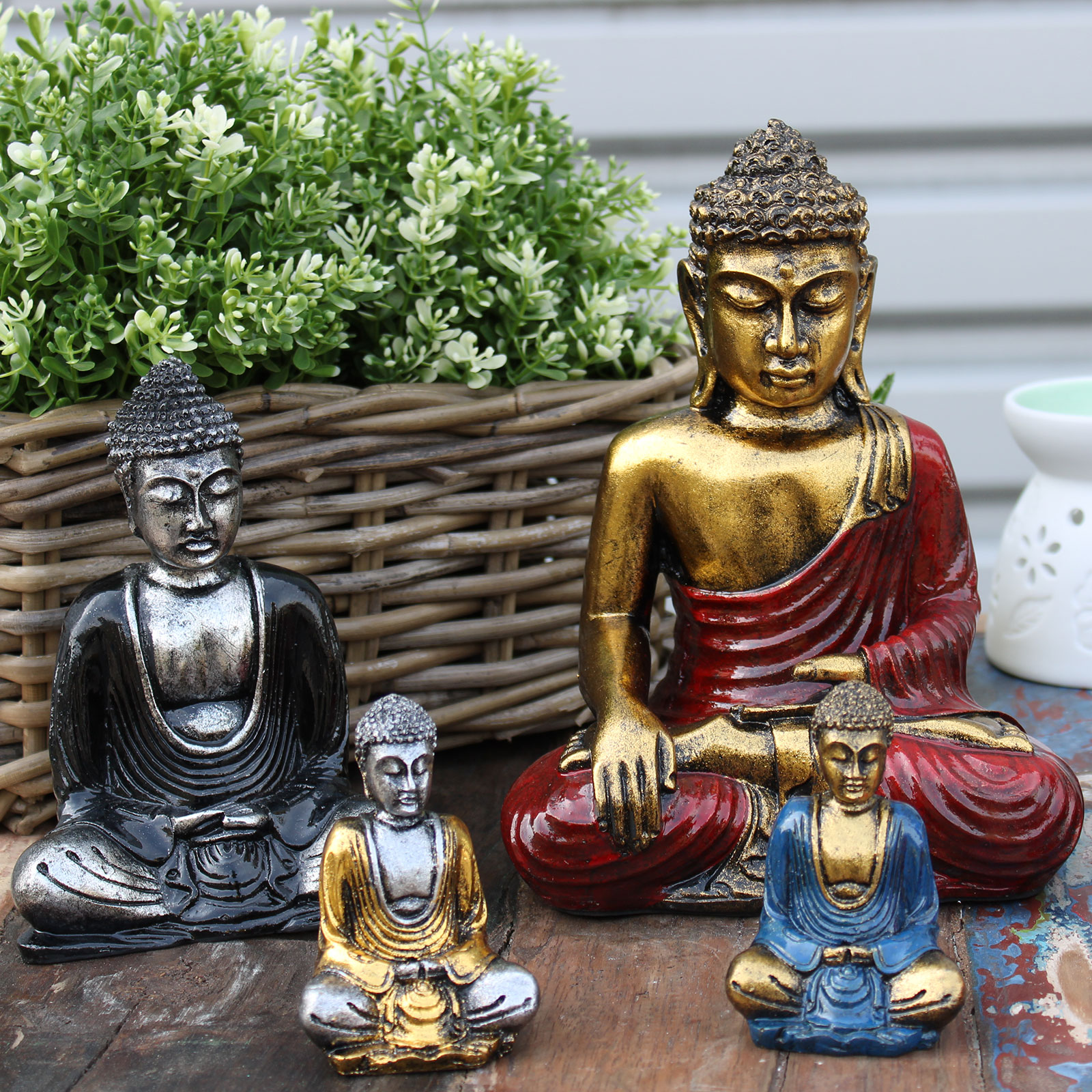 Hand Painted Buddhas