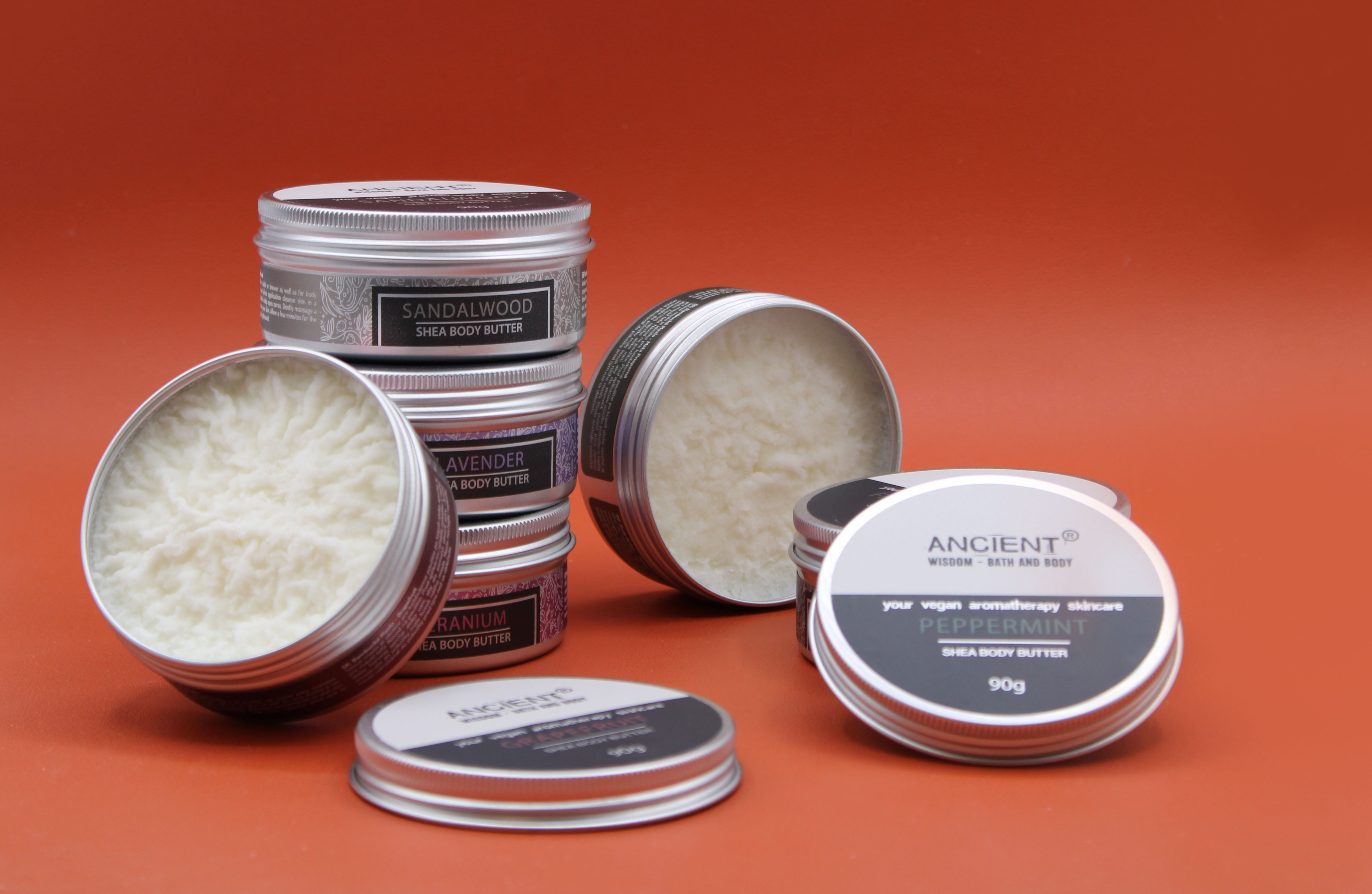 Aromatherapy Shea Body Butters. AW Artisan Europe Supplier